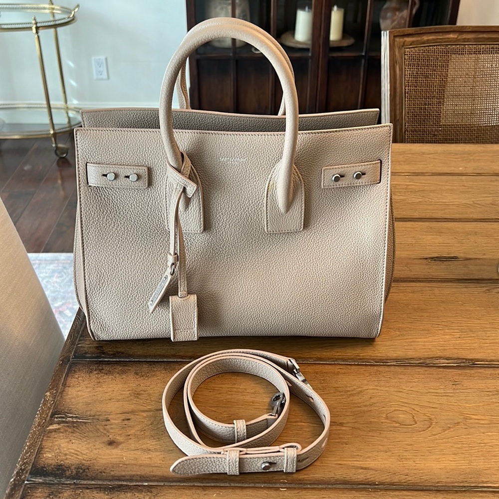 Sac de jour souple small in Light Natural